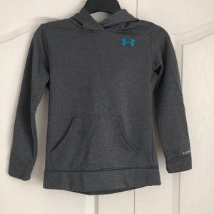 Kids Under Armour hoodie. Size 8. Turquoise